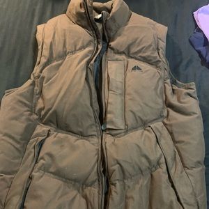 MENS ACG BROWN VEST VERY WARM SIZE XL